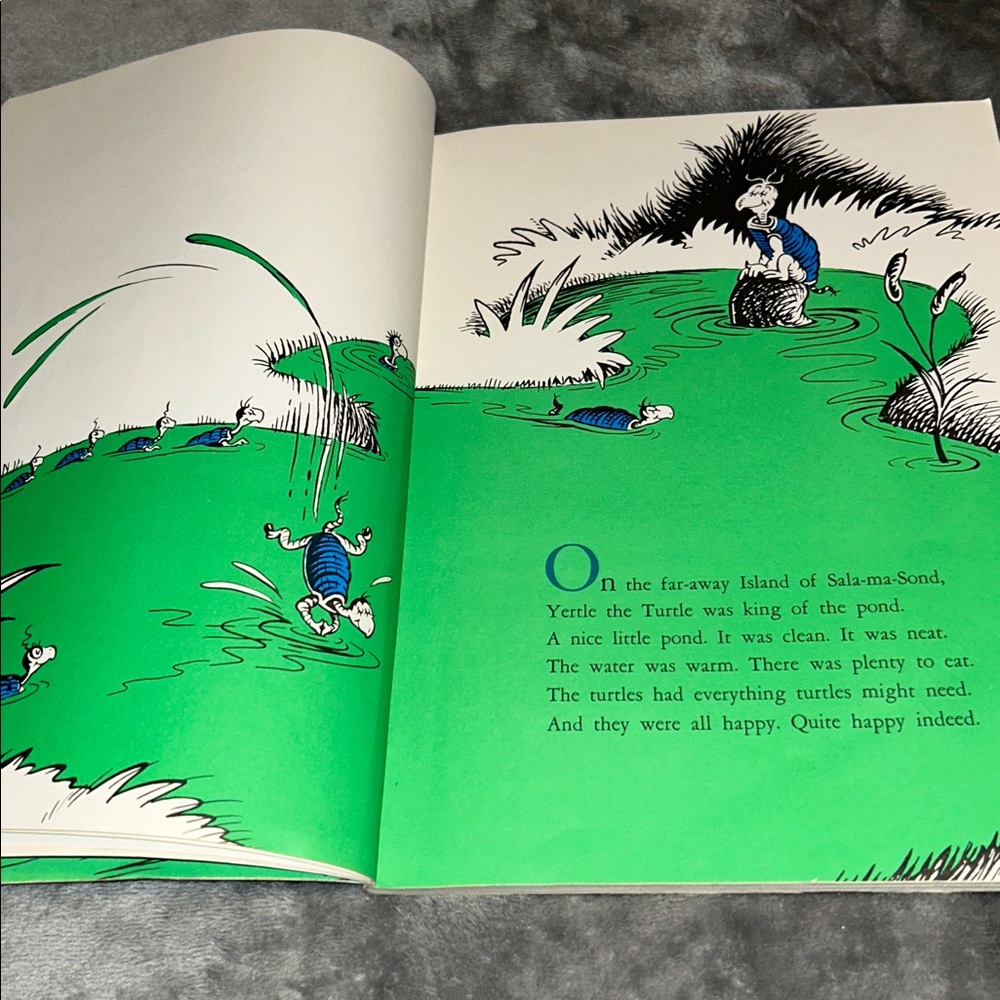 1986 Edition Yertle the Turtle and Other Stories by Dr. Seuss Paperback Edition - Picture 3 of 11